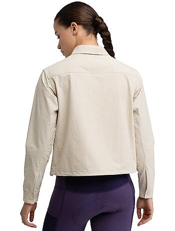 Surchemise été cyclisme gravel femme cyclisme femme emberly