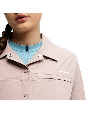 Surchemise été cyclisme gravel femme cyclisme femme emberly