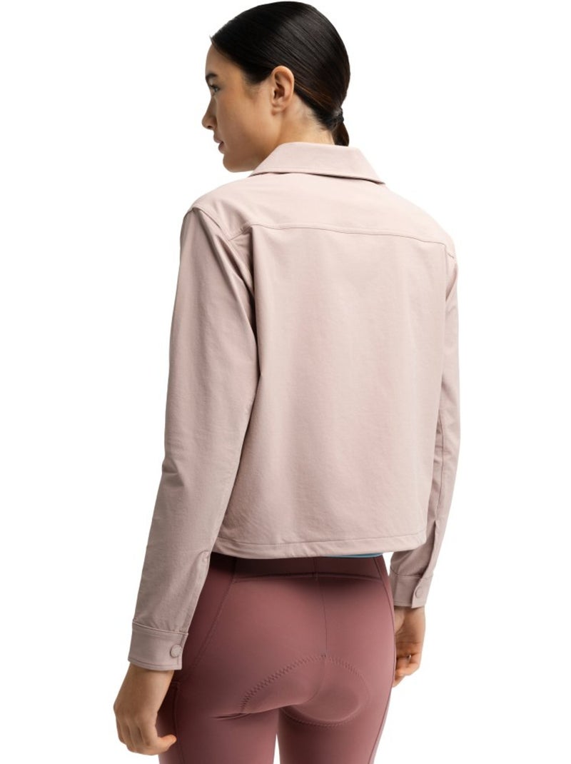 Surchemise été cyclisme gravel femme cyclisme femme emberly Marron - Kiabi