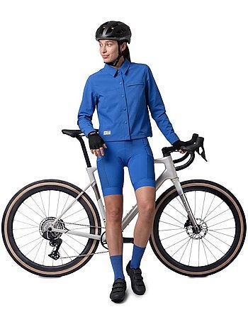 Surchemise été cyclisme gravel femme cyclisme femme emberly-w