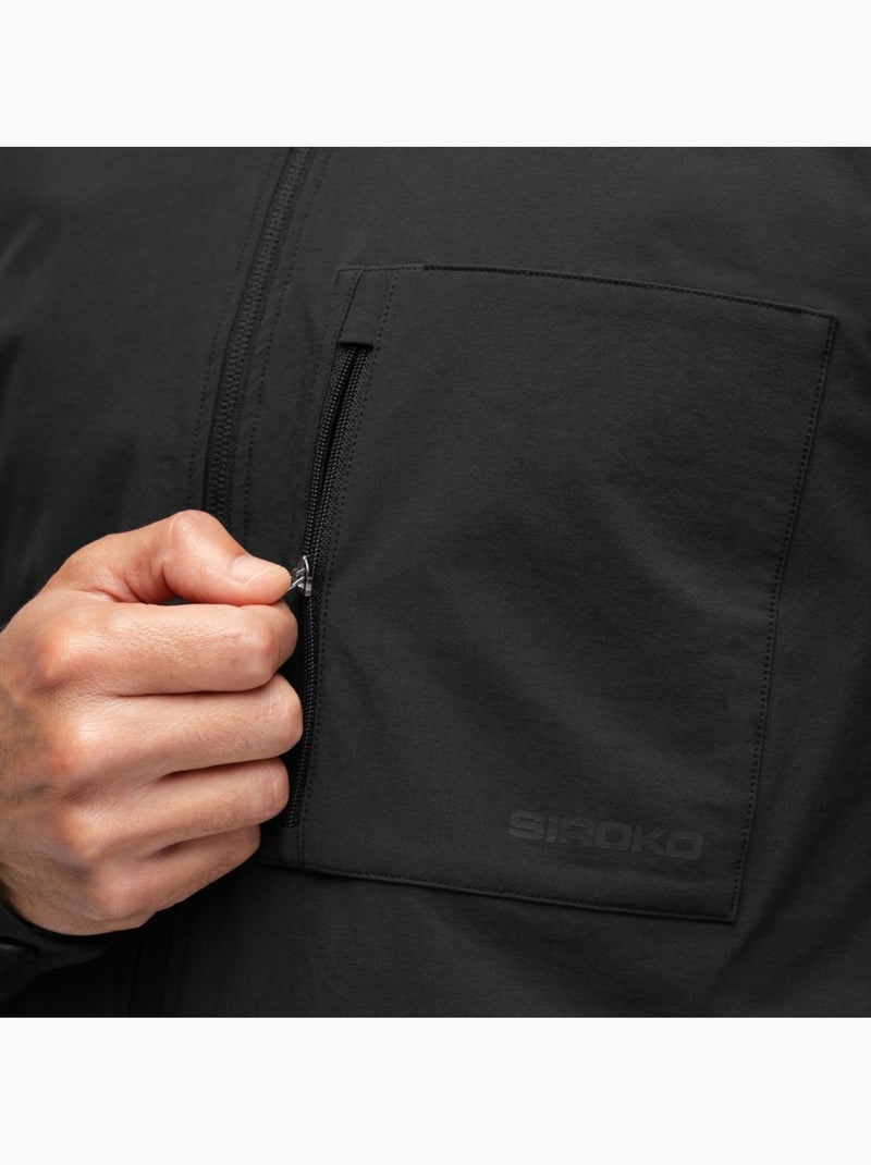 Surchemise été cyclisme gravel homme cyclisme homme stoneway Noir - Kiabi