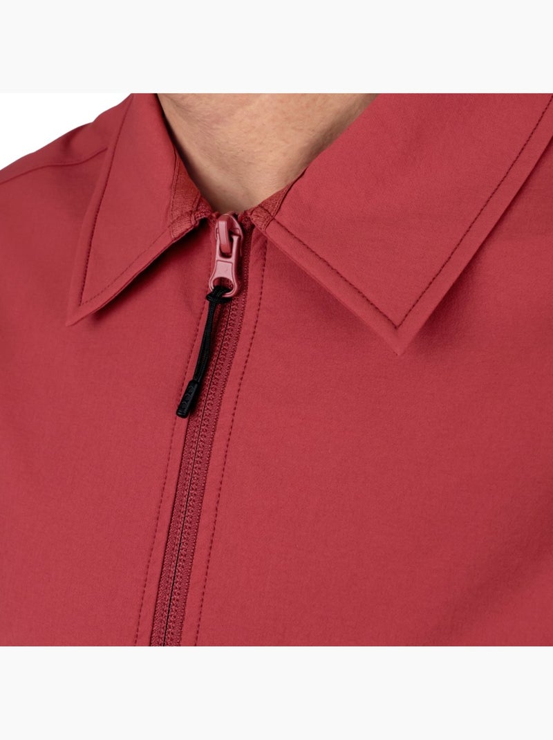 Surchemise été cyclisme gravel homme cyclisme homme stoneway Rouge - Kiabi