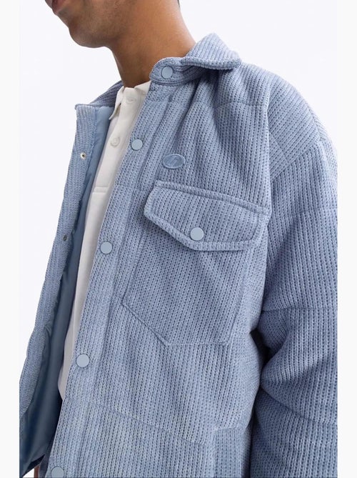 Surchemise homme texturée matelassée giesto - Kiabi Surchemise homme texturée matelassée giesto - Kiabi
