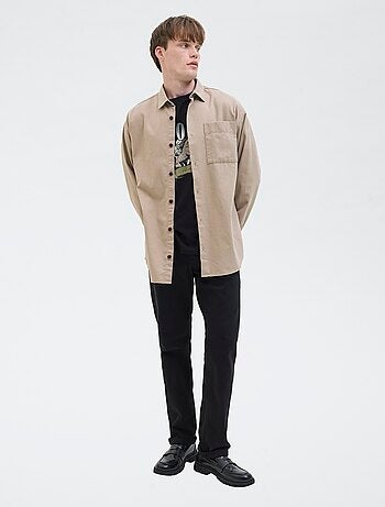 Surchemise 'JJ Rebel' relaxed fit en coton