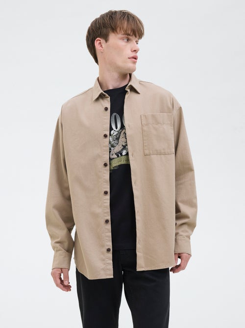 Surchemise 'JJ Rebel' relaxed fit en coton - Kiabi