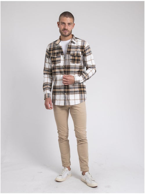 Surchemise manches longues carreaux TOMARCUS - Kiabi