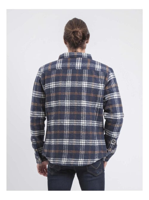 Surchemise manches longues carreaux TORANOL - Kiabi