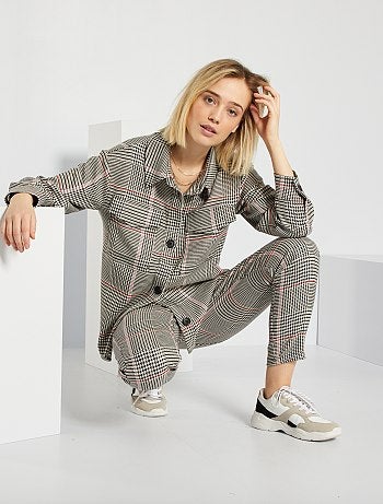 Surchemise motif Prince de Galle