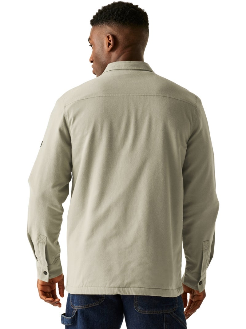 Surchemise motif/style uni et à carreaux spennith - regatta Gris Beige - Kiabi
