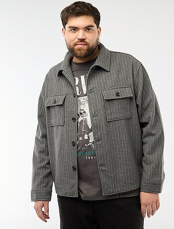 Surchemise ouverture boutonnée avec poches à rabat