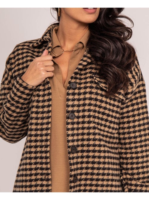 Surchemise pied de poule UVEL - Kiabi