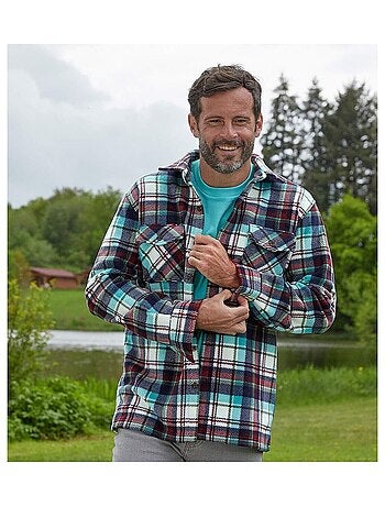 Surchemise Polaire à Carreaux - ATLAS FOR MEN