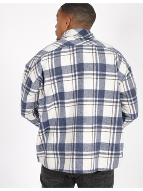 Surchemise polaire à carreaux Kebello - Kiabi