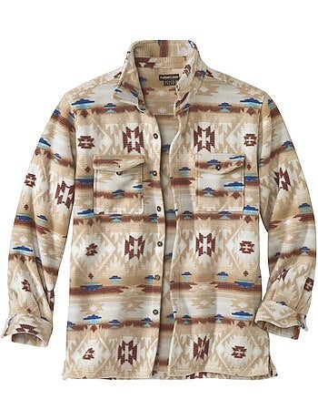 Surchemise Polaire Motifs Aztèques - ATLAS FOR MEN