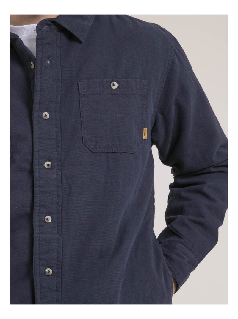 Surchemise pur coton ZESCUMAC Bleu marine - Kiabi