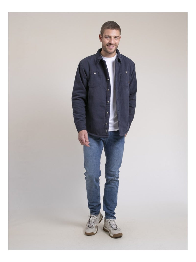 Surchemise pur coton ZESCUMAC Bleu marine - Kiabi