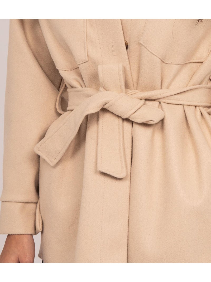 Surchemise UGENIE Beige - Kiabi