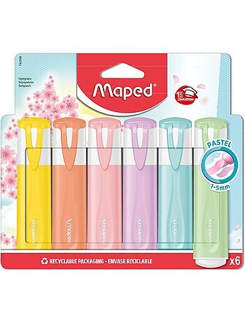 Surligneurs fluo peps pastel