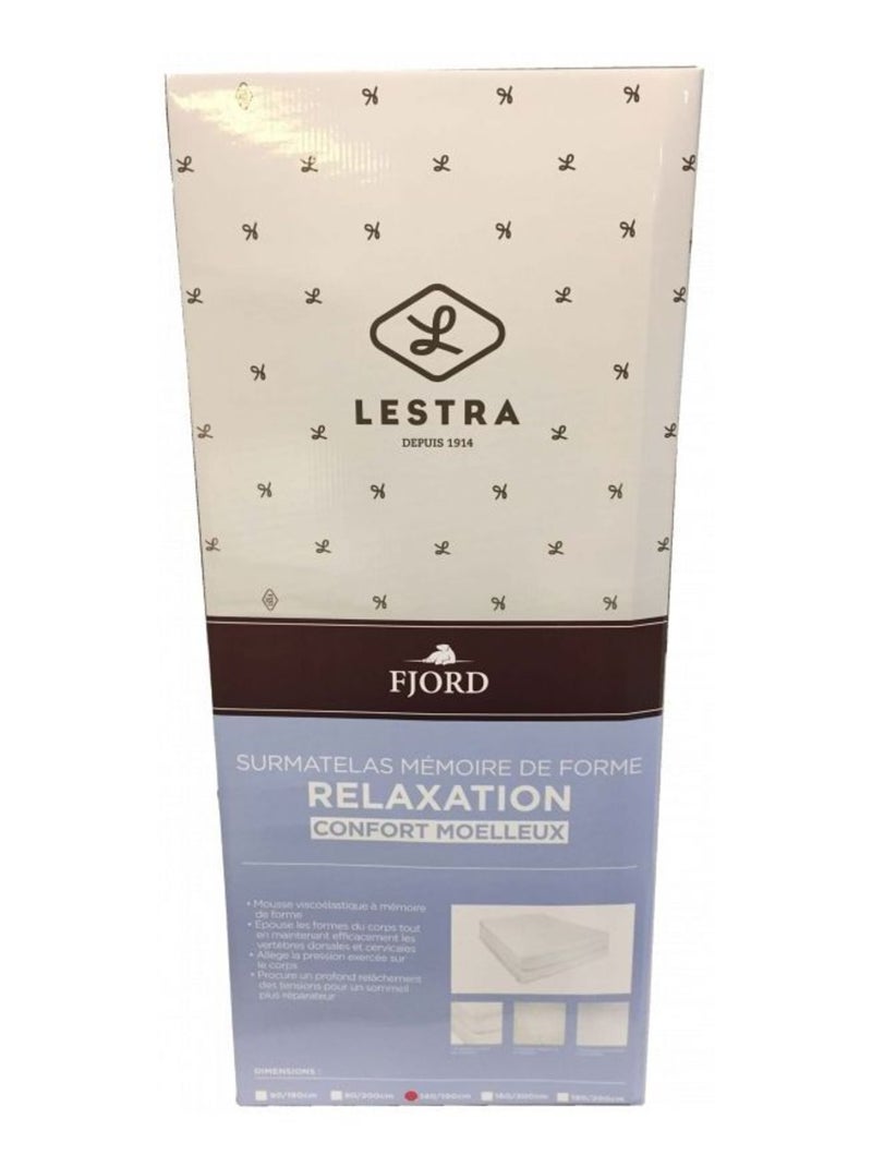 Surmatelas - LESTRA Blanc - Kiabi