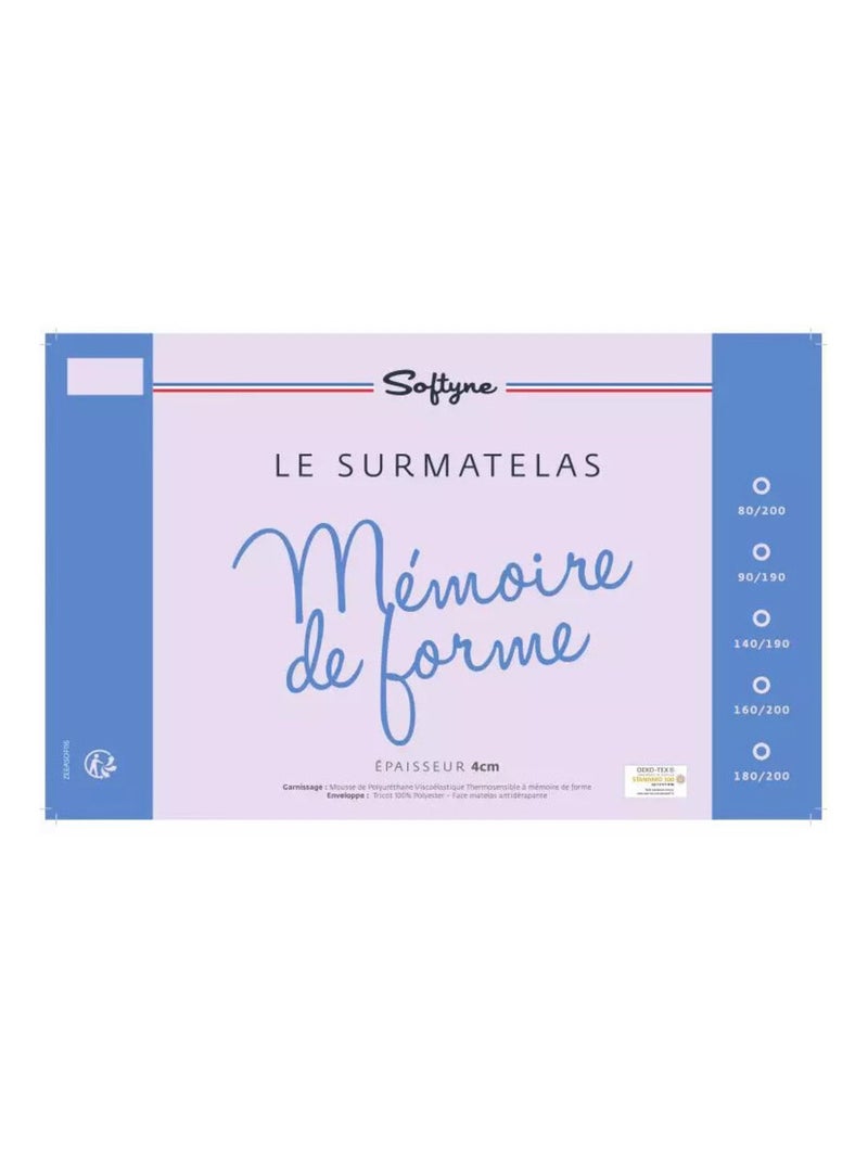 Surmatelas - LESTRA Blanc - Kiabi