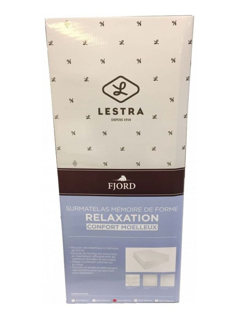 Surmatelas - LESTRA Blanc - Kiabi