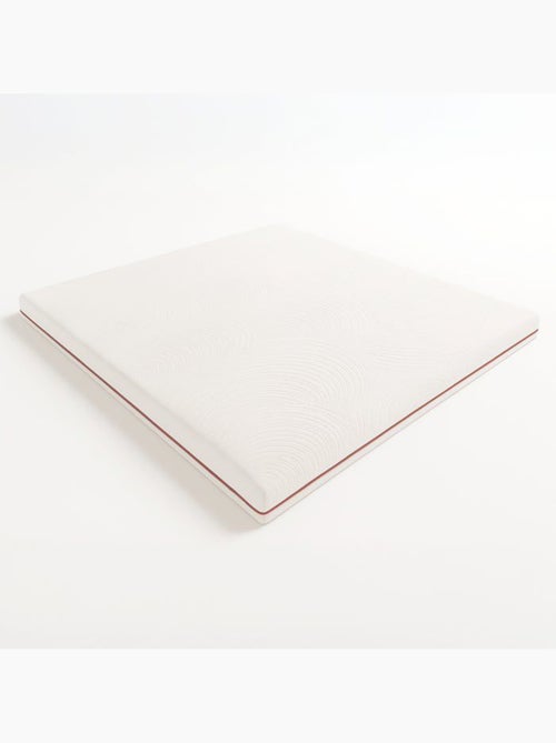 Surmatelas - the white stone - breeze - 9 zones - 5 cm - housse pure by heiq déhoussable - Kiabi