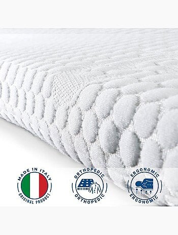 Surmatelas - the white stone - surmatelas ergonomique - 180 x 290 cm - 6 cm - déhoussable lavable