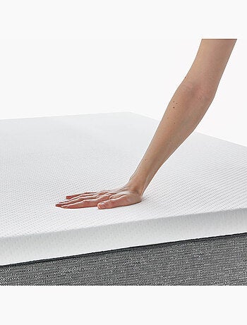 Surmatelas à Mémoire de Forme 5cm avec Aloe Vera Dermoprotecteur et Respirant