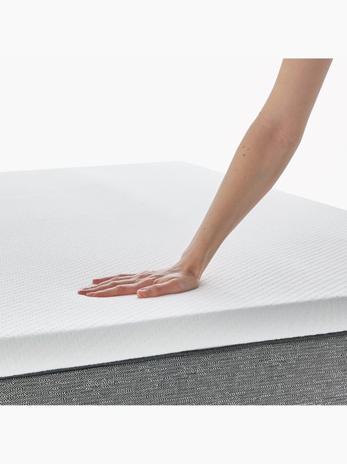 Surmatelas à Mémoire de Forme 5cm avec Aloe Vera Dermoprotecteur et Respirant - Kiabi