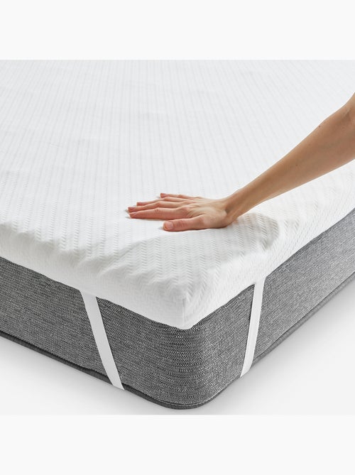 Surmatelas à Mémoire de Forme Multizone 7 cm Respirant - Kiabi Surmatelas à Mémoire de Forme Multizone 7 cm Respirant - Kiabi