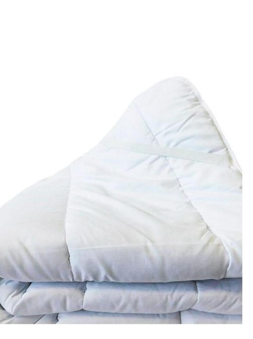 Surmatelas blanc à bouillir 90x190 cm microfibre - Kiabi Surmatelas blanc à bouillir 90x190 cm microfibre - Kiabi