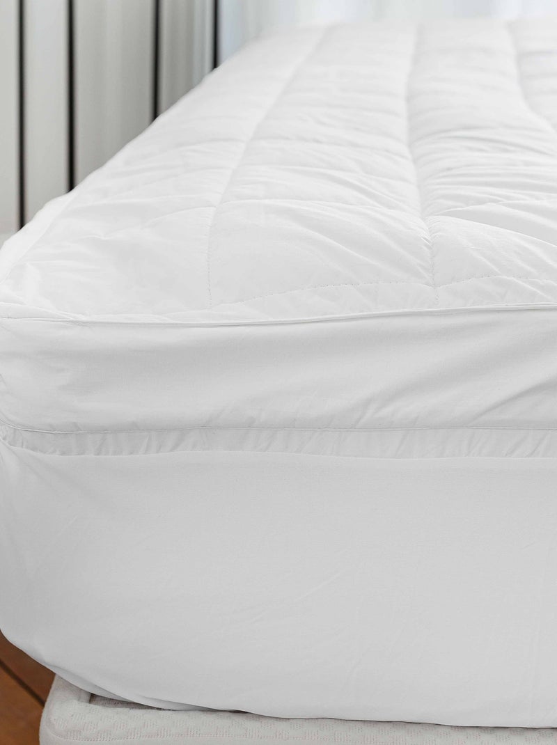 Surmatelas coton et polyester VIRTUOSO Blanc - Kiabi