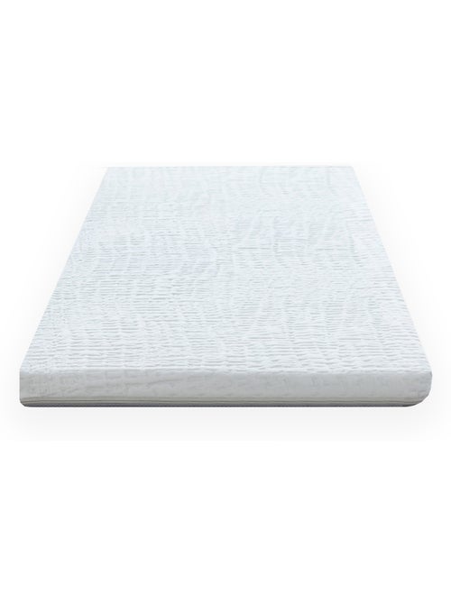 Surmatelas déhoussable Latex 60 kg 3 zones de confort - Kiabi Surmatelas déhoussable Latex 60 kg 3 zones de confort - Kiabi