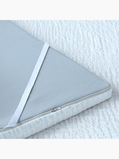 Surmatelas déhoussable mousse à mémoire de forme - Kiabi Surmatelas déhoussable mousse à mémoire de forme - Kiabi