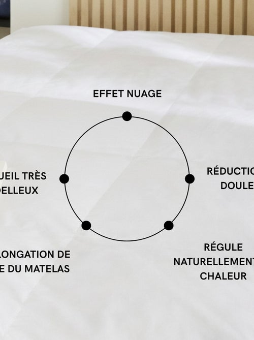 Surmatelas duvet et plumes de canard Rêve - Kiabi