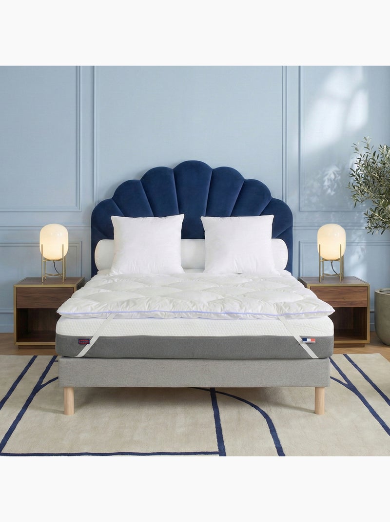 Surmatelas Effet Fraîcheur réversible - DODO Blanc - Kiabi