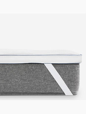 Surmatelas en Duvet Naturel 5 cm Housse 100% Coton