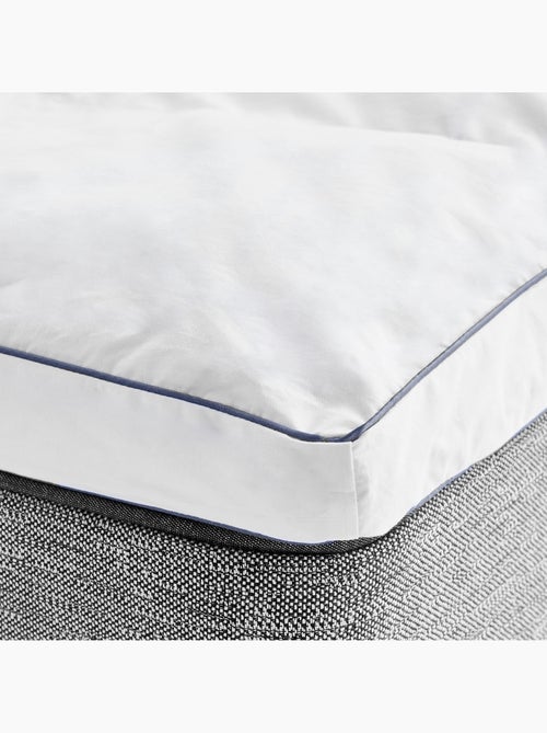 Surmatelas en Duvet Naturel 5 cm Housse 100% Coton - Kiabi