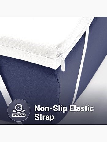 Surmatelas en latex - the white stone - tissu en bambou - déhoussable