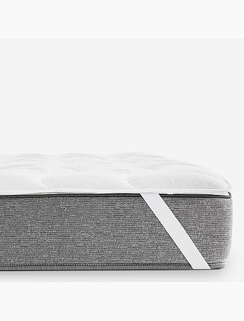 Surmatelas en Microfibre 3cm Housse 100% Coton et Respirante