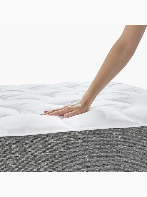 Surmatelas en Microfibre 3cm Housse 100% Coton et Respirante - Kiabi