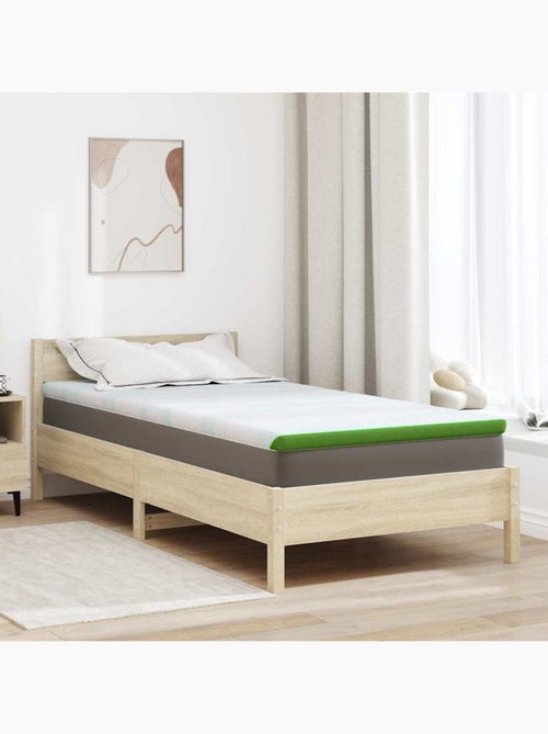 Surmatelas en mousse à mémoire de forme housse jacquard - vidaxl - Kiabi