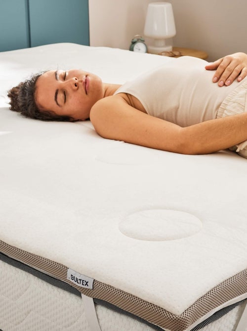 Surmatelas mémoire de forme 5 cm moelleux  Memopower - Kiabi