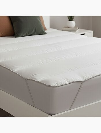 Surmatelas microfibre moelleux anti-acariens