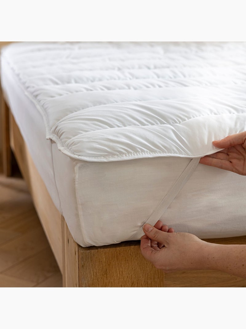 Surmatelas microfibre moelleux anti-acariens N/A - Kiabi