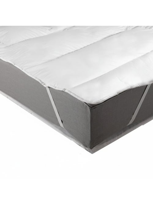 Surmatelas microfibre moelleux anti-acariens - Kiabi