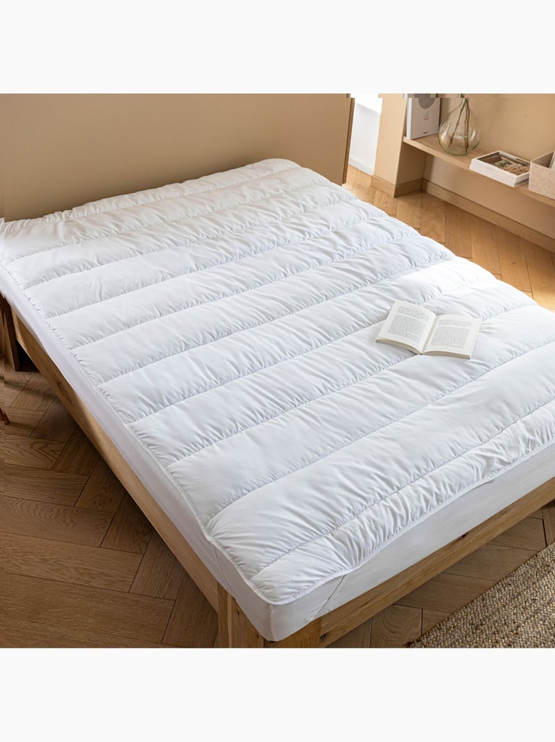 Surmatelas microfibre moelleux anti-acariens N/A - Kiabi