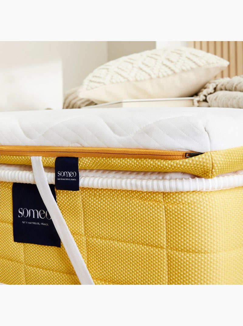 Surmatelas mousse ferme Aurore Blanc - Kiabi