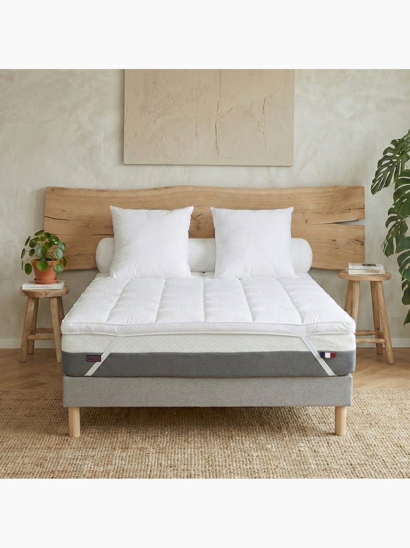 Surmatelas Naturel antiacarien - DODO Blanc - Kiabi