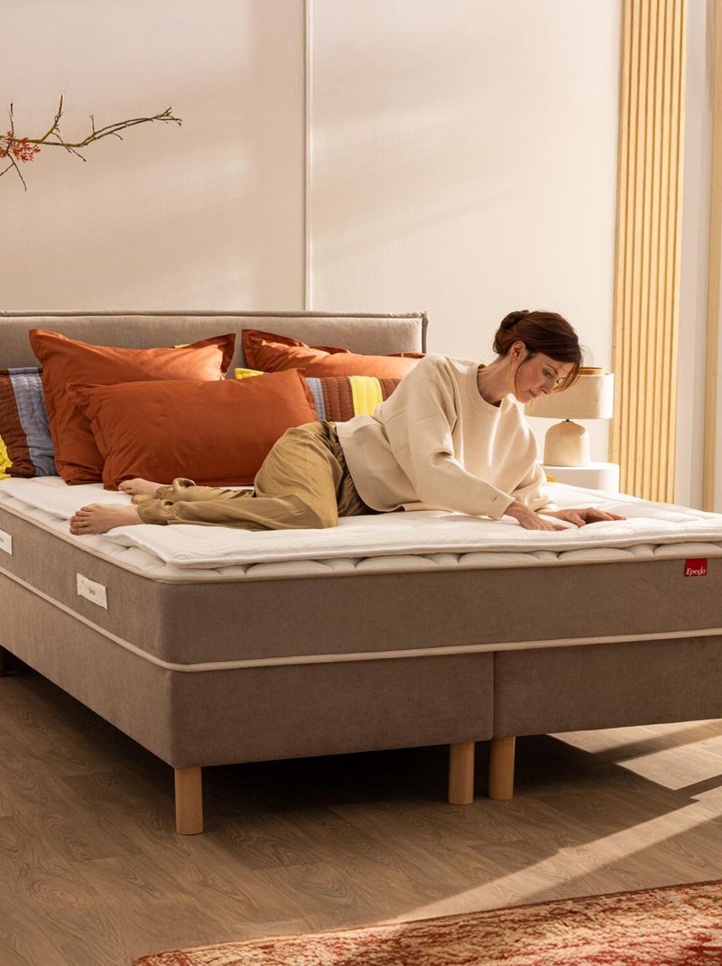 Surmatelas Noblesse Blanc - Kiabi